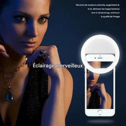 Anneau lumineux LED de selfie pour téléphone portable Gallery Cadeaux