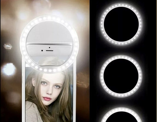 Anneau lumineux LED de selfie pour téléphone portable