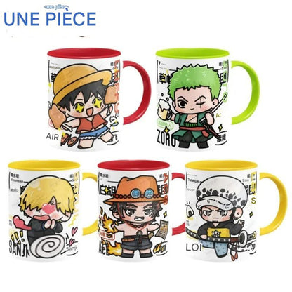 Tasse à Eau en Céramique Personnalisée - Luffy, Zoro &amp; Sanji