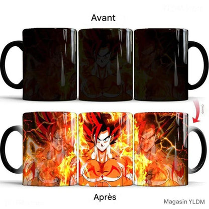 Tasse à Café Magique Personnalisée Dragon Ball - Goku