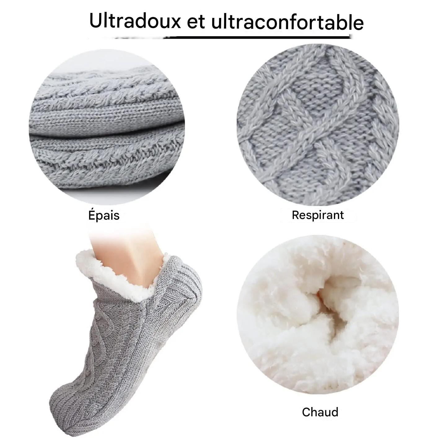 Chaussons thermiques en coton épais : chaleur et confort pour l’hiver Gallery Cadeaux