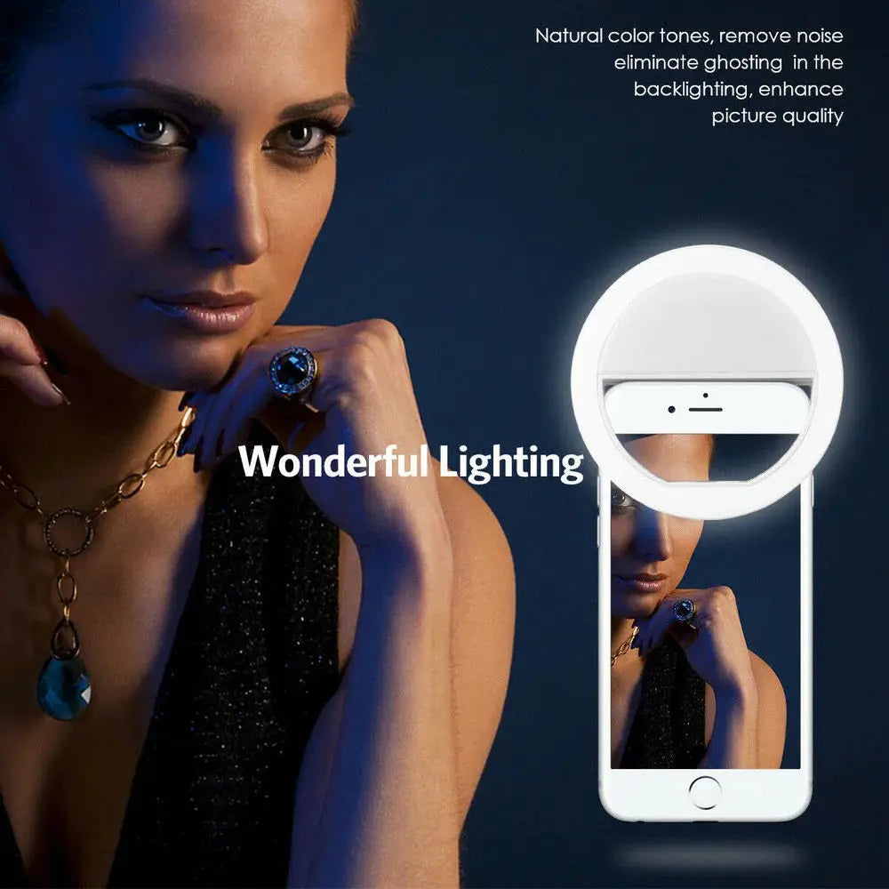 Anneau lumineux LED de selfie pour téléphone portable Gallery Cadeaux