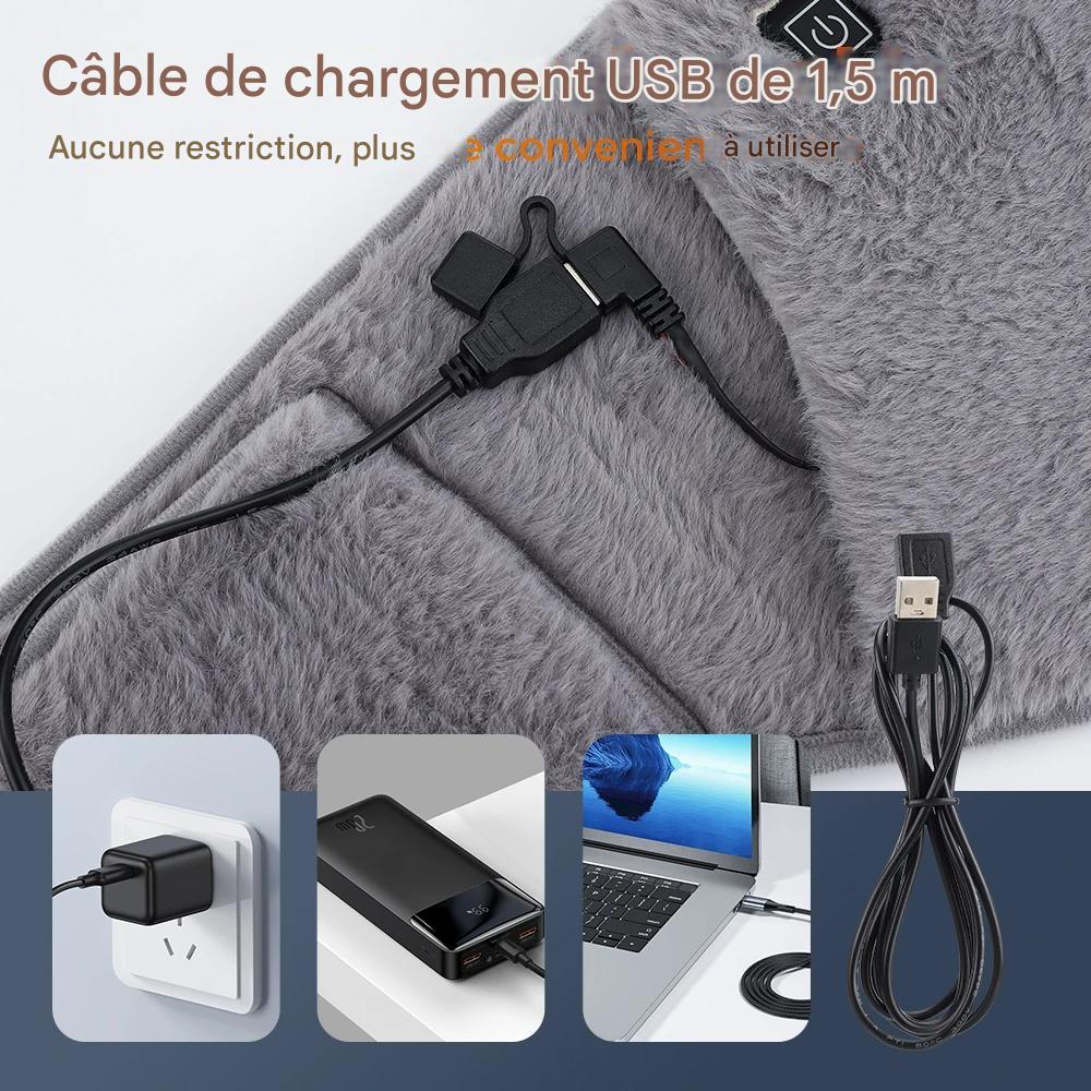 Ceinture chauffante électrique, compresse chaude, coussin chauffant pour utérus, lombaire et abdominal Gallery Cadeaux