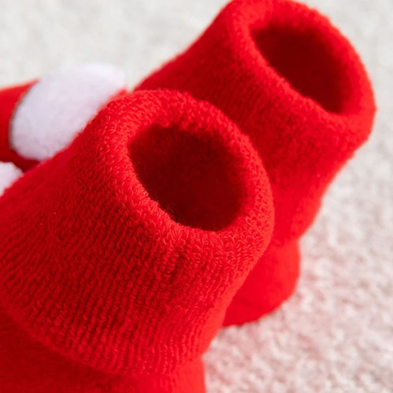 Chaussettes en coton à imprimé non ald pour enfants, chaussettes de Noël pour tout-petits, vêtements courts pour bébés, nouveau-nés, filles et garçons Gallery Cadeaux