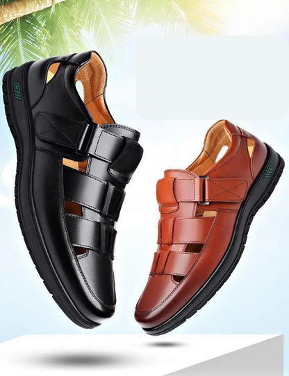 Chaussures en Cuir Respirantes pour Homme - Tendance Été et Printemps Gallery Cadeaux