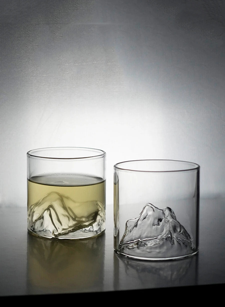 Verre Résistant Multifonctions en forme de Montagne - Verre pour Jus, Whisky, Lait, Thé Glacé Gallery Cadeaux