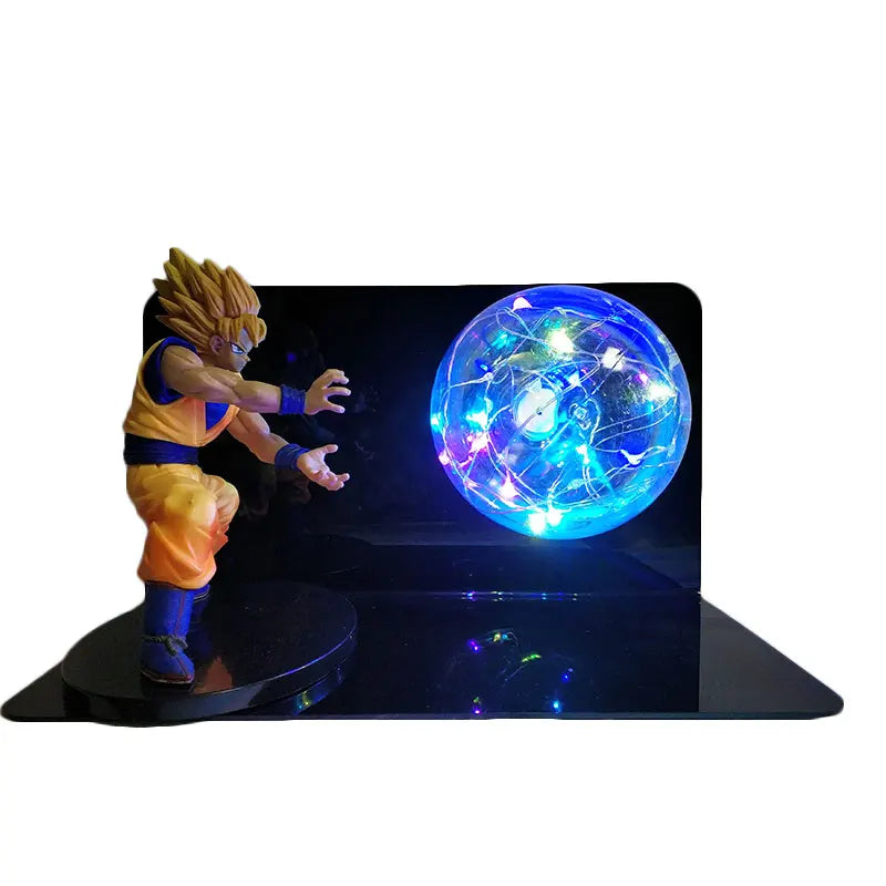 Lampe LED Dragon Ball Super - Goku, Vegeta &amp; Gogeta