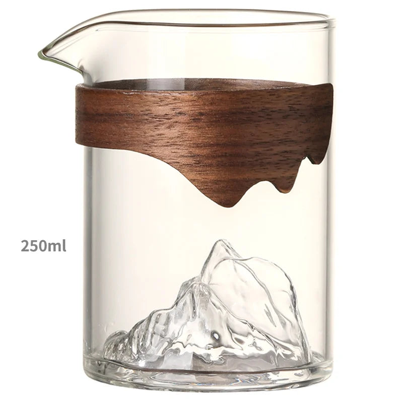 Verre Résistant Multifonctions en forme de Montagne - Verre pour Jus, Whisky, Lait, Thé Glacé Gallery Cadeaux