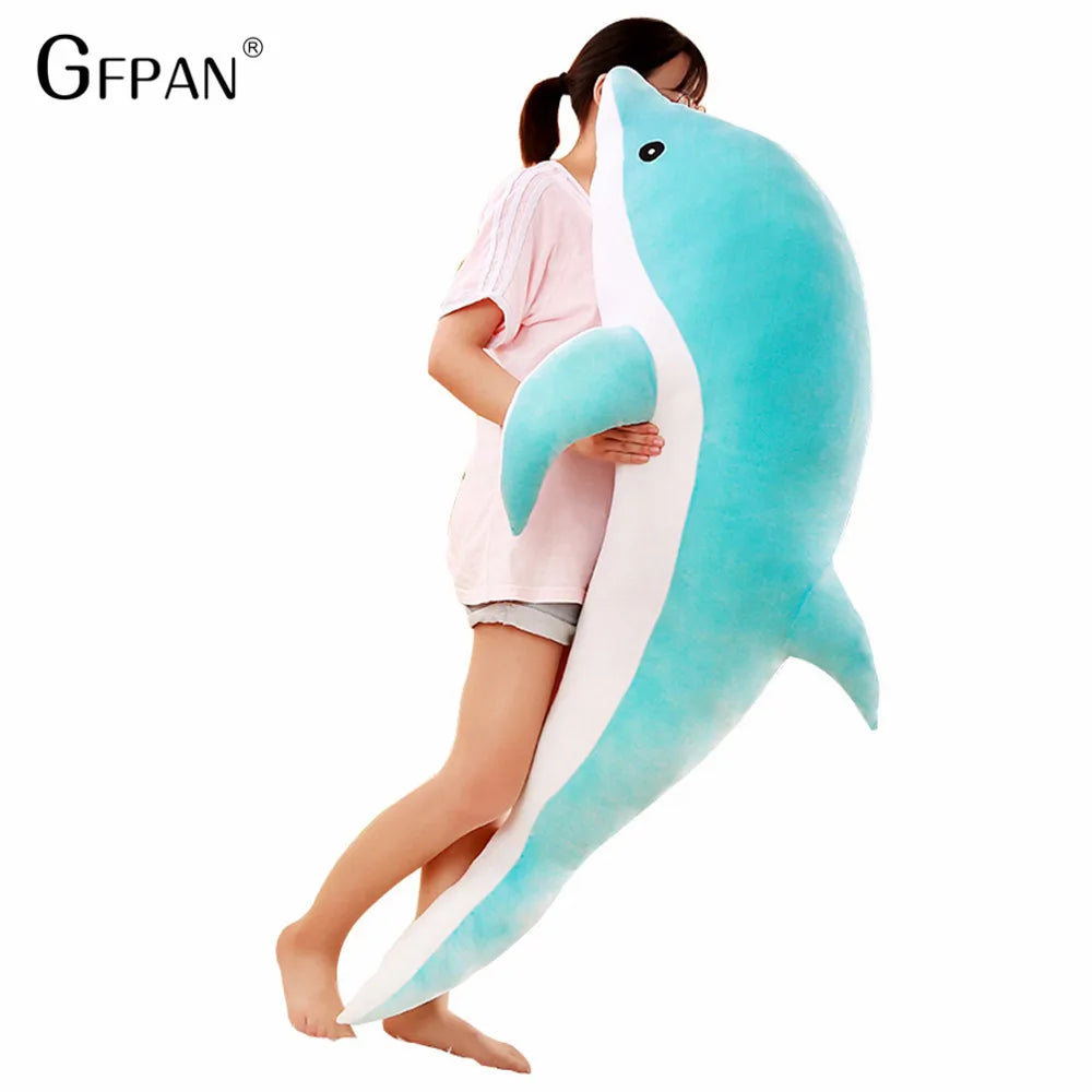 30cm Kawaii Soft Dolphin Plush Toys Dolls Stuffed Down Cotton Animal Nap Pillow Creative Kids Toy Christmas Gift for Girls Gallery Cadeaux