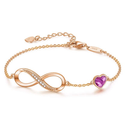 Bracelet Éternel Classique à 8 Caractères pour Femme