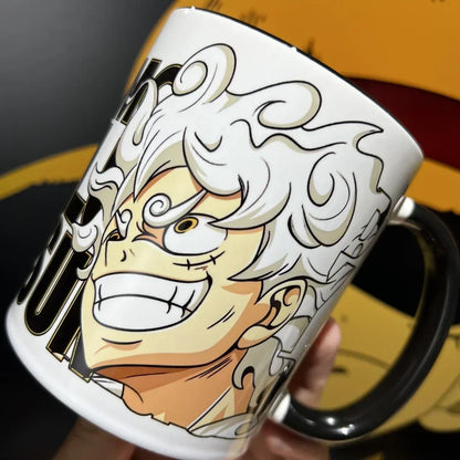 Tasse à Eau en Céramique Personnalisée - Fan de Sanji &amp; Luffy