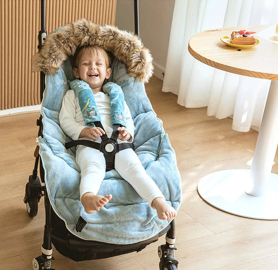 Poussette chancelière universelle pour bébé de 0 à 36 mois, enveloppe chaude pour décharge, parfaite pour l'hiver Gallery Cadeaux