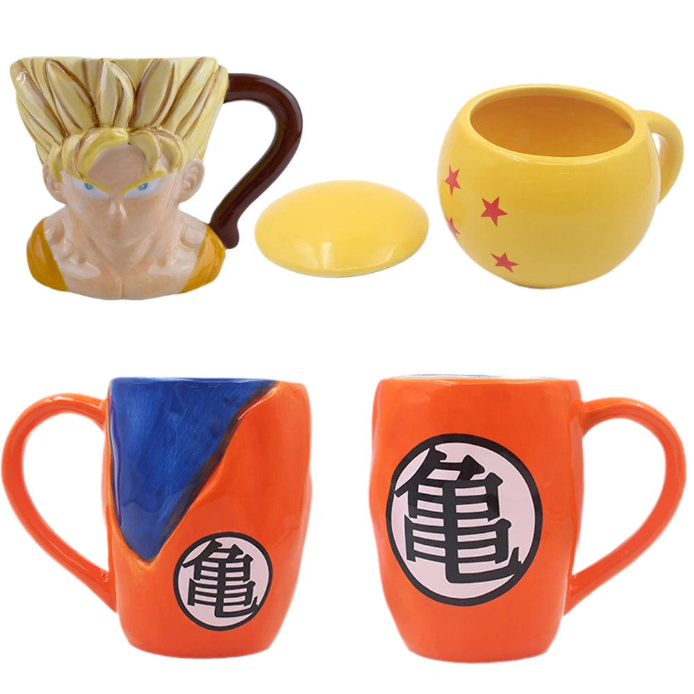 Tasse en Céramique Dragon Ball - Goku &amp; Quatre Étoiles