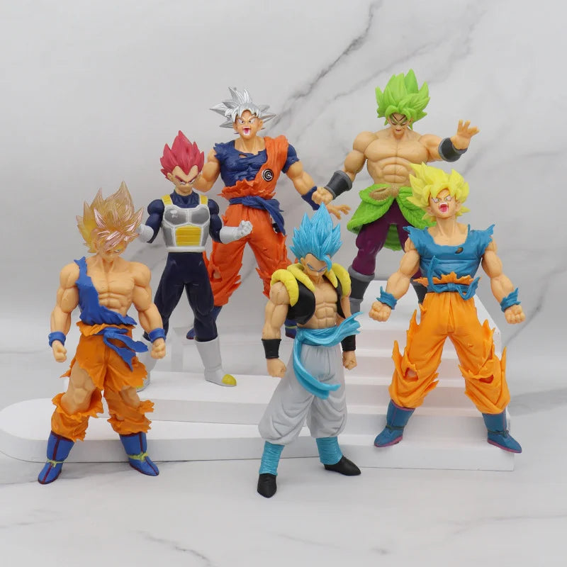 18cm Super Saiyan Figure Anime Figurine Dragon Ball Z Son Goku DBZ Action Figure Model Gifts Collectible Figurines for Kids Gallery Cadeaux