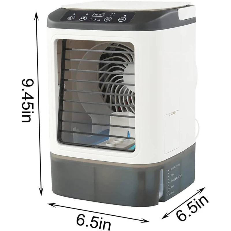 Climatiseur Portable 4 en 1: Veilleuse, Purificateur, Humidificateur et Refroidisseur d'Air Portable par Évaporation d'Eau Gallery Cadeaux