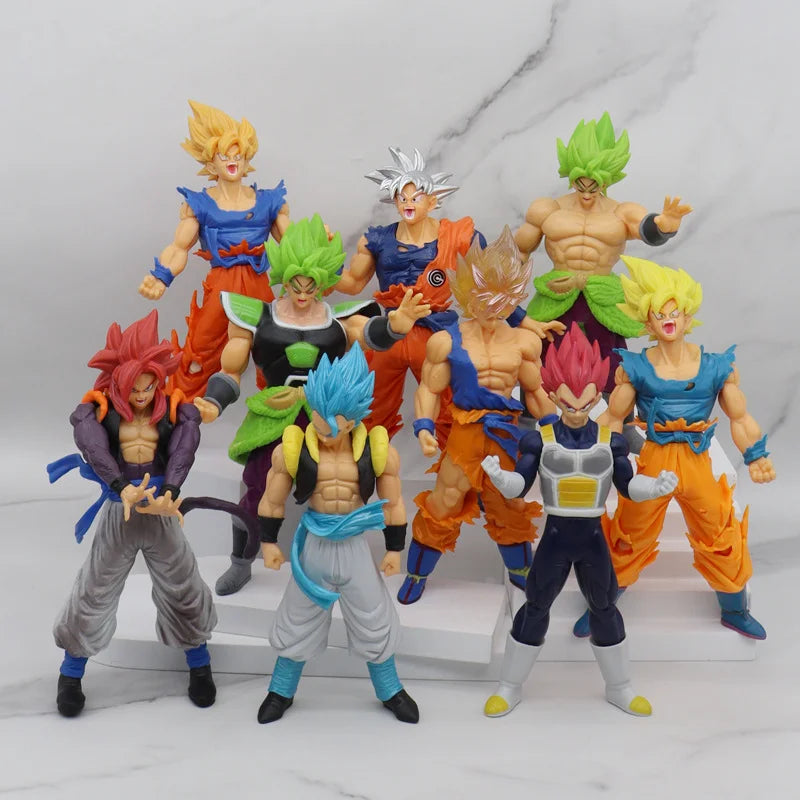 18cm Super Saiyan Figure Anime Figurine Dragon Ball Z Son Goku DBZ Action Figure Model Gifts Collectible Figurines for Kids Gallery Cadeaux