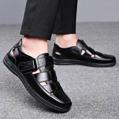 Chaussures en Cuir Respirantes pour Homme - Tendance Été et Printemps Gallery Cadeaux