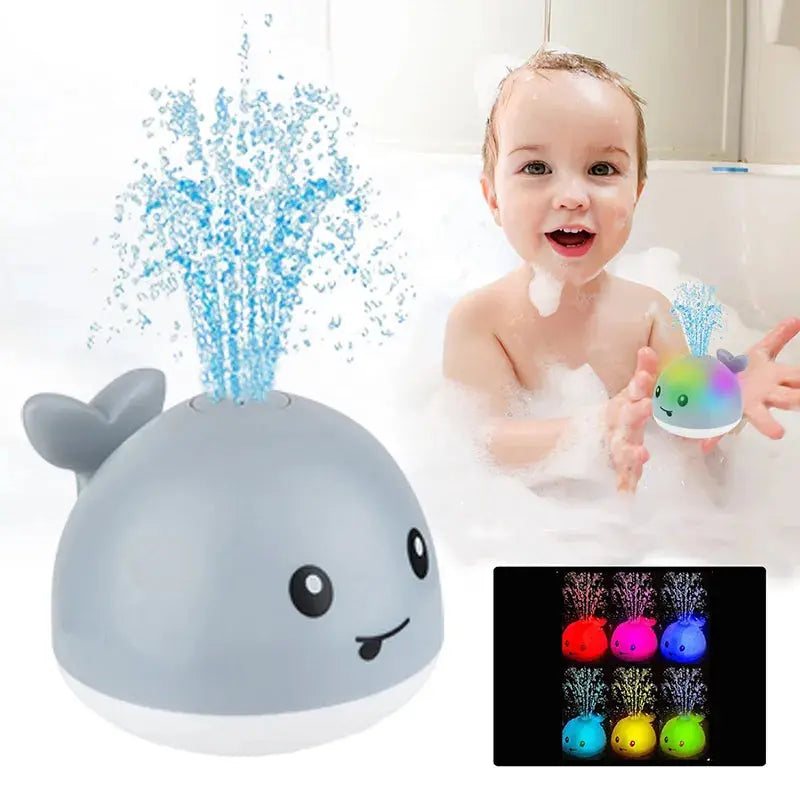 Jouets de bain lumineux pour bébé, baleine, arroseur automatique Gallery Cadeaux