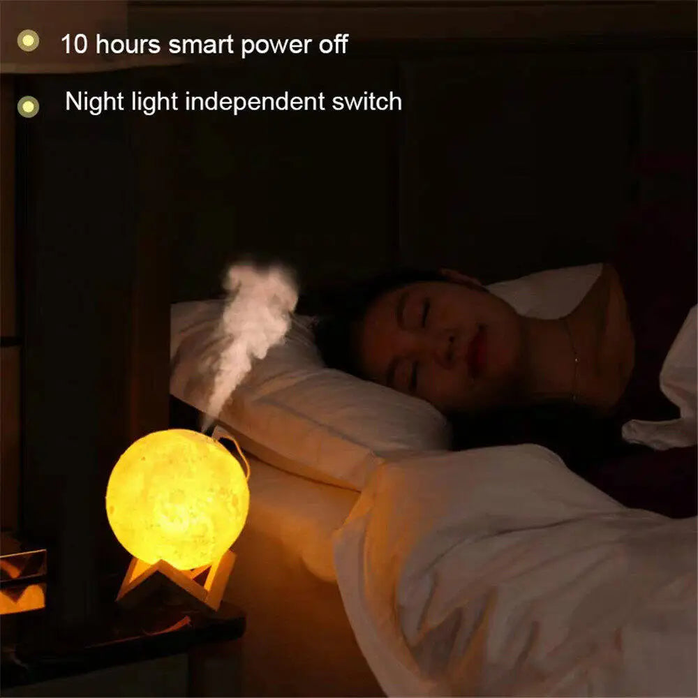 Lampe Lune Décoratif Multifonctions avec Diffuseur d'huile Essentielle et Humidificateur d'air Portable ultrasonique Gallery Cadeaux