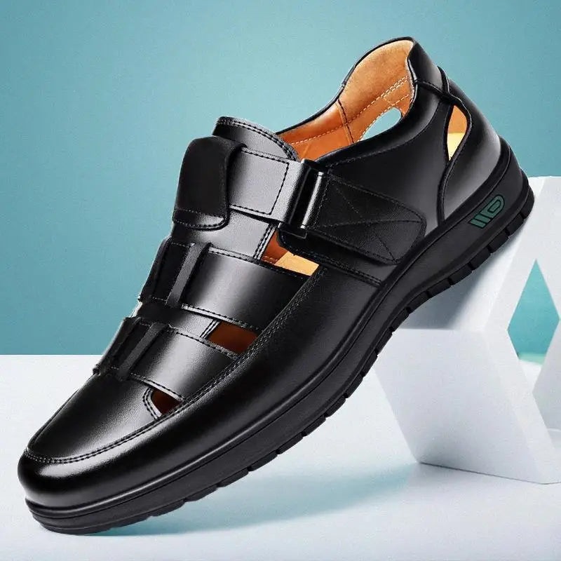 Chaussures en Cuir Respirantes pour Homme - Tendance Été et Printemps Gallery Cadeaux