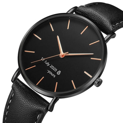 Montre à Quartz Personnalisée avec Logo Imprimé - Élégance Unique