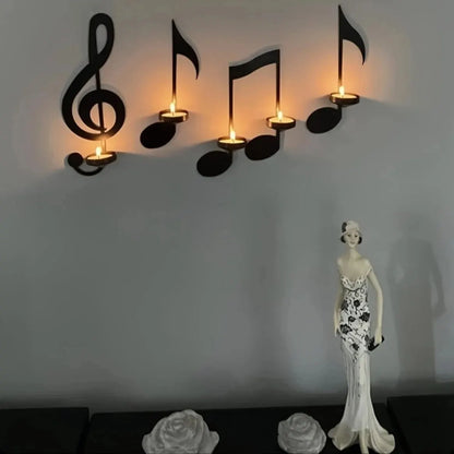 Chandelier Romantique Moderne en Notes de Musique Gallery Cadeaux