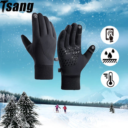 Gants de ski imperméables et chauds pour homme et femme, coupe-vent, coordonnants, écran tactile, motoneige, cyclisme, moulage, hiver, 506 Gallery Cadeaux