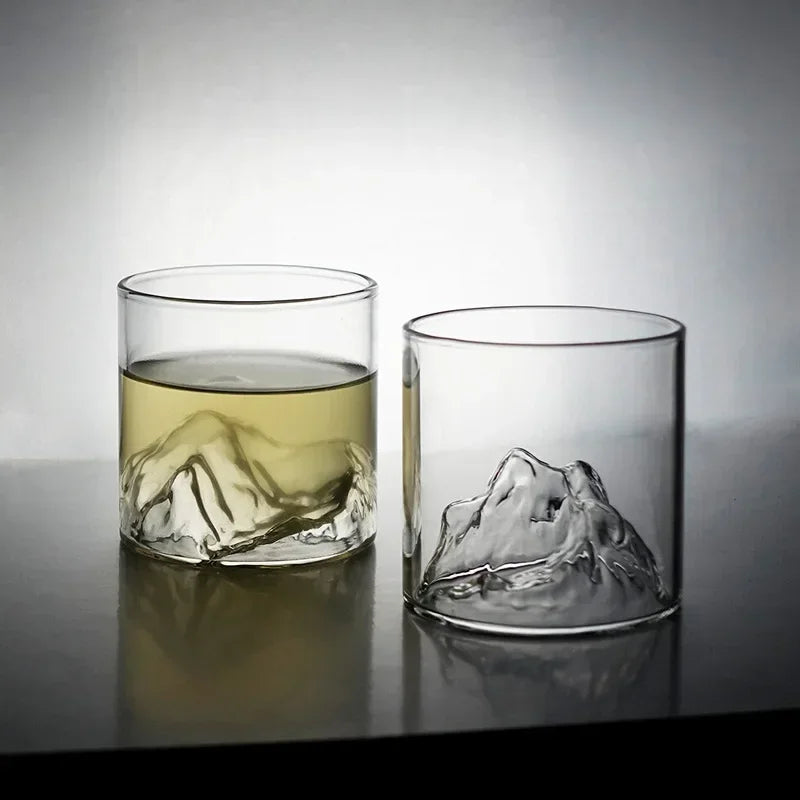 Verre Résistant Multifonctions en forme de Montagne - Verre pour Jus, Whisky, Lait, Thé Glacé Gallery Cadeaux