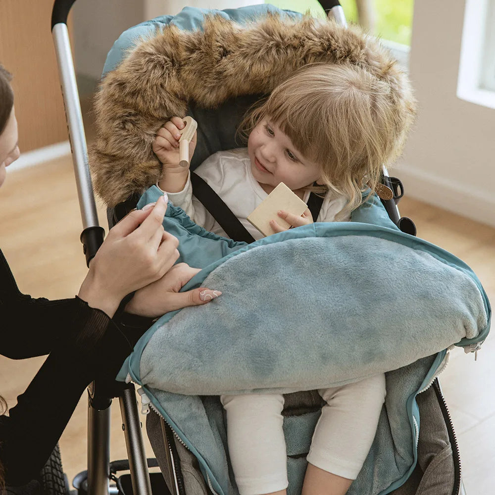 Poussette chancelière universelle pour bébé de 0 à 36 mois, enveloppe chaude pour décharge, parfaite pour l'hiver Gallery Cadeaux