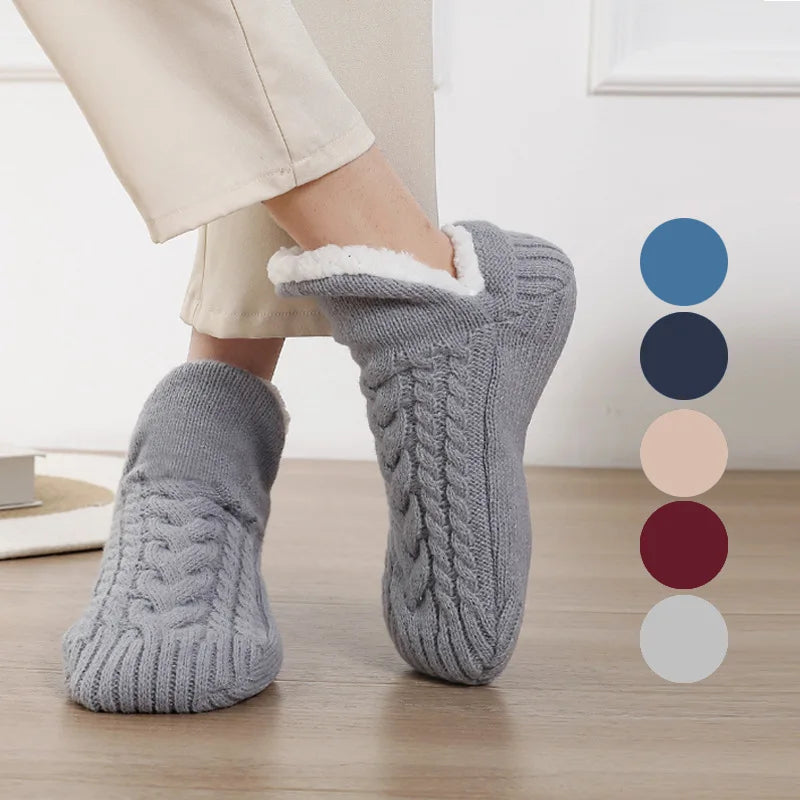 Chaussons thermiques en coton épais pour hommes, chaussettes de sol floues pour hommes, chaussettes courtes chaudes pour l'hiver, chaussettes douces pour dormir à la maison, coordonnantes Gallery Cadeaux