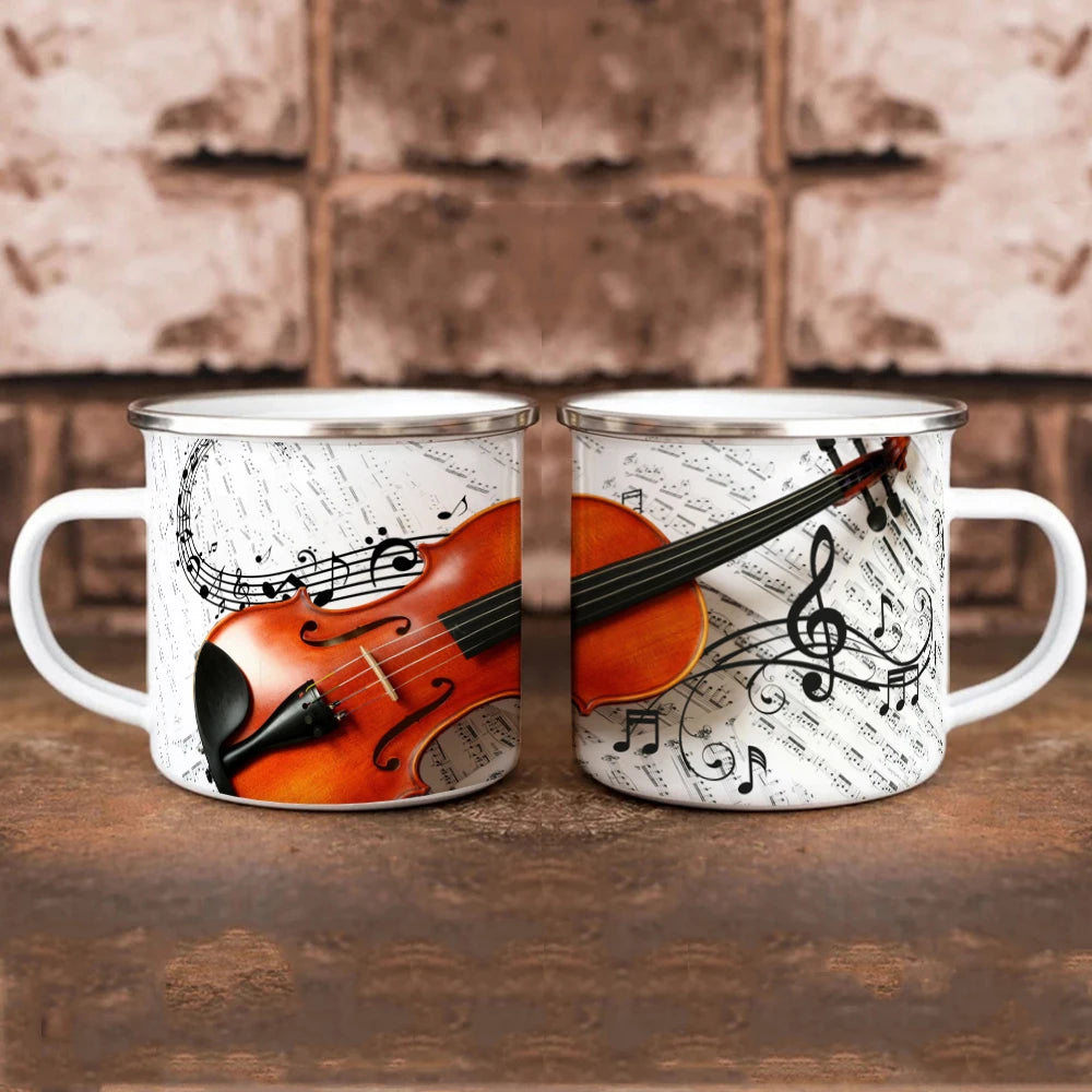 Tasse Personnalisée Musicale pour Camping en Guitare et en Violon - Cadeaux originaux Gallery Cadeaux