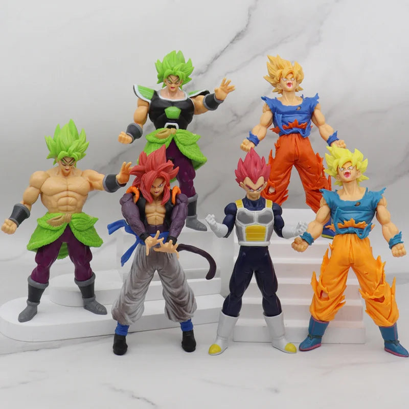 18cm Super Saiyan Figure Anime Figurine Dragon Ball Z Son Goku DBZ Action Figure Model Gifts Collectible Figurines for Kids Gallery Cadeaux