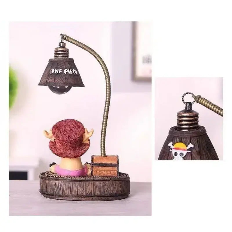 One Piece Luffy high-value animation peripheral cartoon cute desktop night light decoration learning office unisex birthday gift Gallery Cadeaux