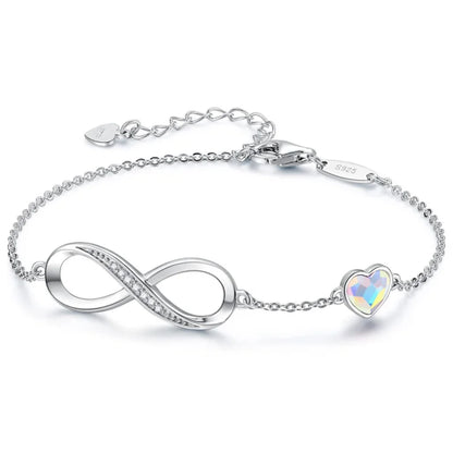 Bracelet Éternel Classique à 8 Caractères pour Femme