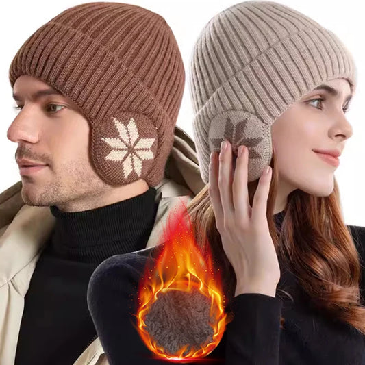 Chapeau en peluche unisexe pour hommes et femmes, bonnets en laine, protection des oreilles, chaud, résistant au froid, neige, mode, Skullies, extérieur, nouveau, hiver Gallery Cadeaux