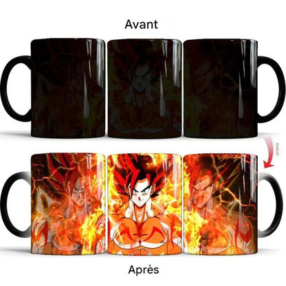 Tasse à Café Magique Personnalisée Dragon Ball - Goku