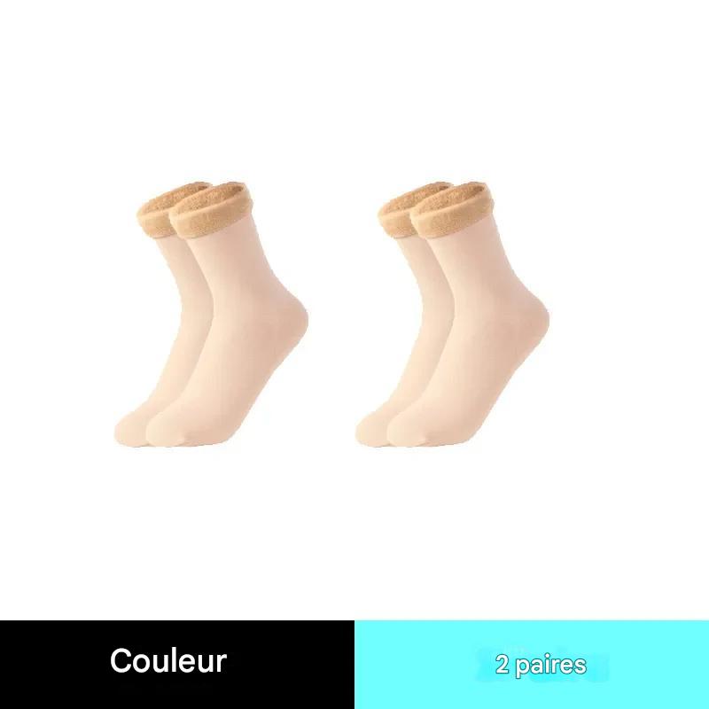 Chaussettes thermiques en peluche pour femmes : douceur et chaleur en hiver Gallery Cadeaux