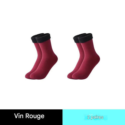 Chaussettes thermiques en peluche pour femmes : douceur et chaleur en hiver Gallery Cadeaux