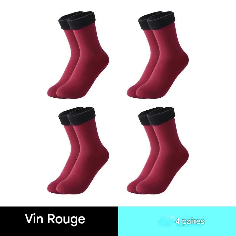 Chaussettes thermiques en peluche pour femmes : douceur et chaleur en hiver Gallery Cadeaux