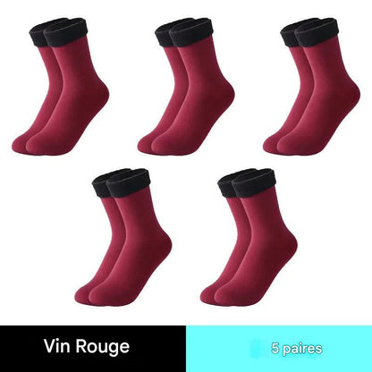 Chaussettes thermiques en peluche pour femmes : douceur et chaleur en hiver Gallery Cadeaux