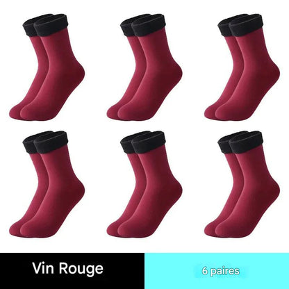 Chaussettes thermiques en peluche pour femmes : douceur et chaleur en hiver Gallery Cadeaux